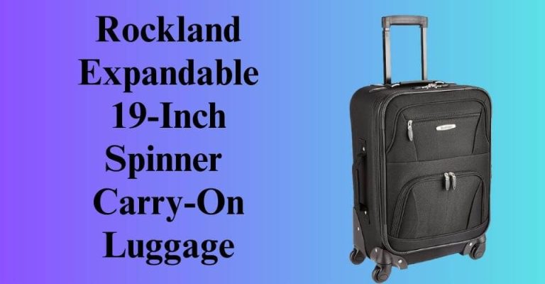 Rockland Expandable 19-Inch Spinner Carry-On Luggage