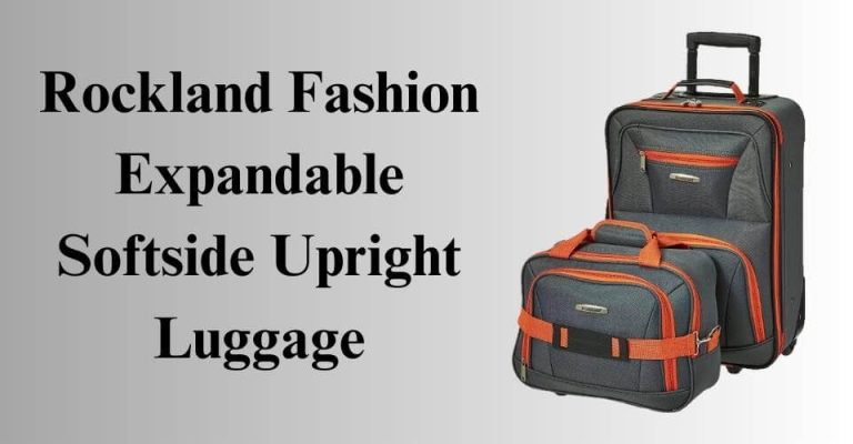 Rockland Fashion Expandable Softside Upright Luggage Set
