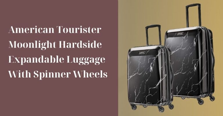 American Tourister Moonlight Hardside Expandable Luggage With Spinner Wheels